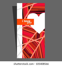 Valentines day card.