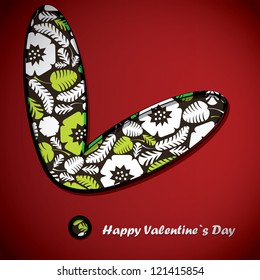 Valentine`s day card