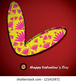 Valentine`s day card