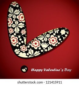 Valentine`s day card