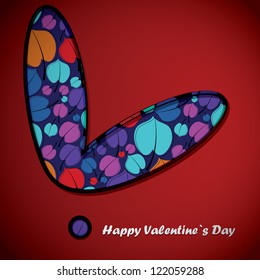 Valentine`s day card