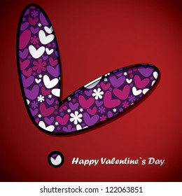 Valentine`s day card