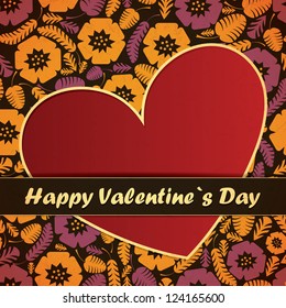 Valentine`s day card