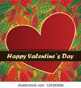 Valentine`s day card