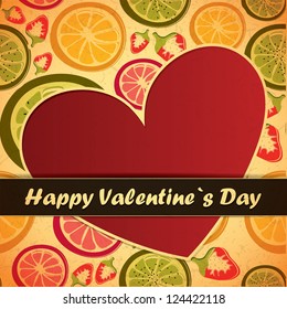 Valentine`s day card