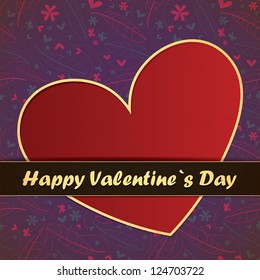 Valentine`s day card