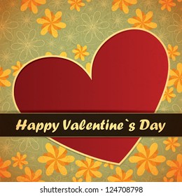 Valentine`s day card