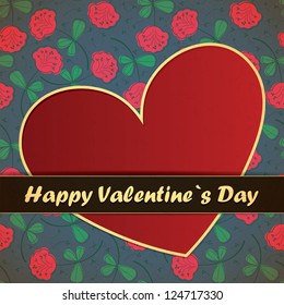 Valentine`s day card