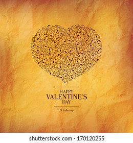 Valentinstag-Karte