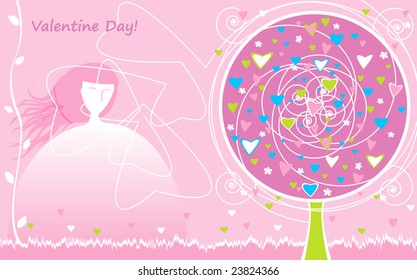 Valentine`s day card