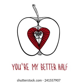 Valentine`s day card
