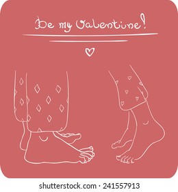 Valentine`s day card