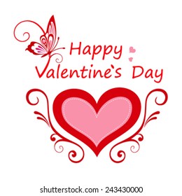 Valentine`s day card