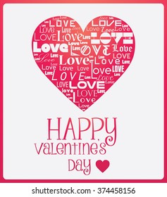 Valentinstag-Karte