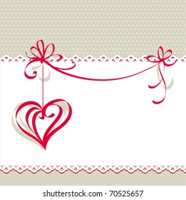 Valentine`s day card