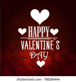 
Valentine`s day card