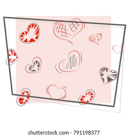Valentine's day card.