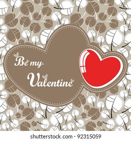 Valentine`s day card