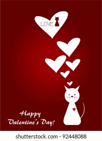 Valentine`s day card