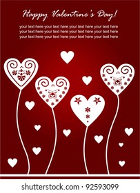 Valentine`s day card