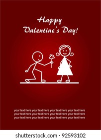 Valentine`s day card