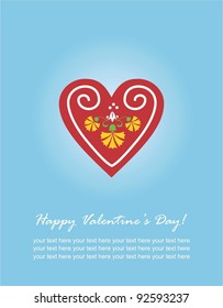 Valentine`s day card