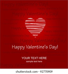 Valentine`s day card