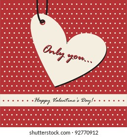 Valentine`s day card