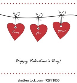 Valentine`s day card