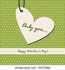 Valentine`s day card