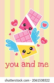 valentines day card art design
