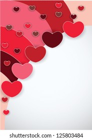 Valentine's day card background