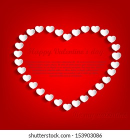 Valentine's day card, background