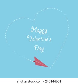 Valentine's day card and background