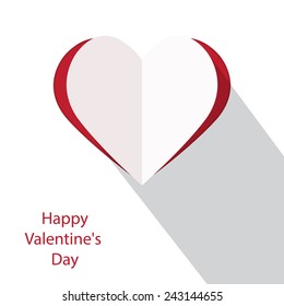 Valentine's day card and background