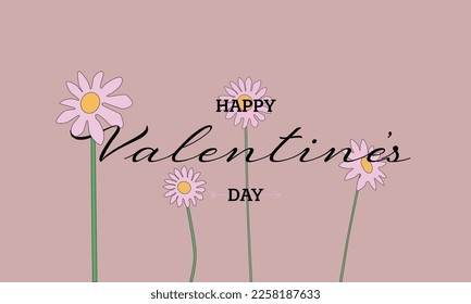 Valentines day card background with Red, pink, white and orange flying hearts pattern and happy valentines day. Free Isolated Vector illustration. Transparent Wallpaper, flyers, invitation, posters.