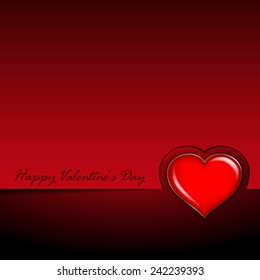 Valentines Day card - background template 