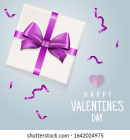 Valentine's day card background, vector illustration with free space for photo or text