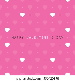 Tarjeta de San Valentín o fondo, plantilla de diseño de vectores 