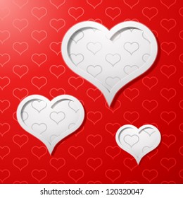 Valentines day card concept pattern design eps 10