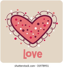 valentine's day card design