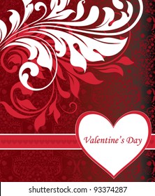 Valentine's day card design