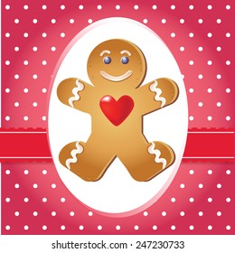 Valentine's day card. Elements for cards, gifts, crafts, invitation. Vector illustration.