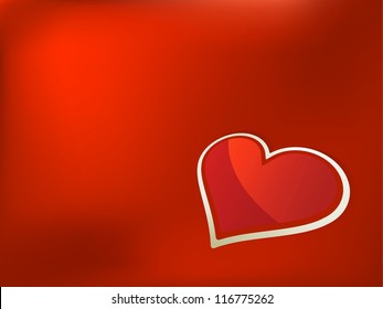 Valentines day card. + EPS8 vector file