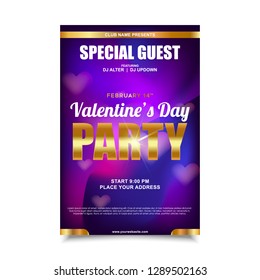 VALENTINE'S DAY CARD, FLYER, SALE AND BACKGROUND DESIGNS