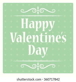 Valentine's day card, illustrator in vector format