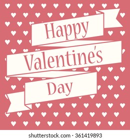 Valentine's day card, illustrator in vector format
