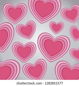 valentines day card pattern