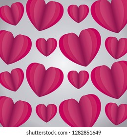 valentines day card pattern