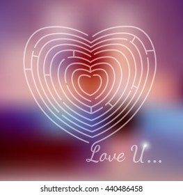 Valentine`s day card, poster